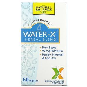 Травяная смесь для выведения жидкости, Water-X, Herbal Blend, Natural Balance, 60 кап.