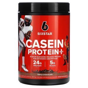 Казеиновый протеин, тройной шоколад,  Six Star Pro Nutrition, Muscletech, 907 гр.