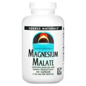 Магний малат, Magnesium Malate, Source Naturals, 625 мг, 200 капсул (Default)