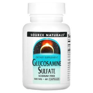 Глюкозамин сульфат, Source Naturals, 500 мг, 60 кап.