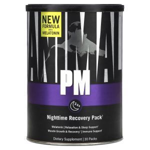 Восстановительная формула, Animal PM, Universal Nutrition, для ночного анаболического восстановления, 30 пакетов