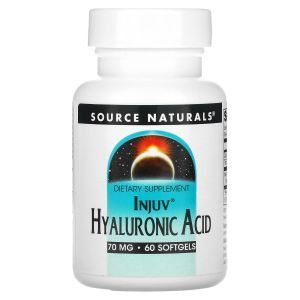 Гиалуроновая кислота, Hyaluronic Acid, Source Naturals, 70 мг, 60 капсул