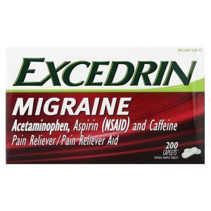 Облегчение мигрени, Migraine, Excedrin, 200 таблеток 