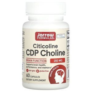Цитиколин, Citicoline, CDP Choline, Jarrow Formulas, 250 мг, 60 кап. (Default)