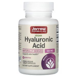 Гиалуроновая кислота, Hyaluronic Acid, Jarrow Formulas, 50 мг, 120 капсул