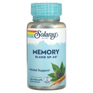 Поддержка памяти, Memory Blend SP-30, Solaray,  100 вегетарианских капсул
