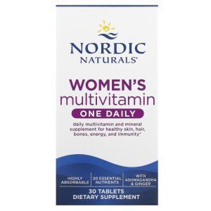Мультивитамины для женщин, Women's Multivitamin, Nordic Naturals, 1 в день, 30 таблеток