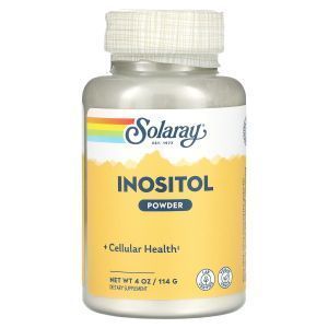 Инозитол, Inositol, Solaray, порошок, 114 г
