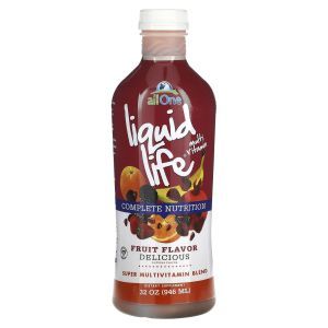 Мультивитамины, Liquid Life Multi Vitamin, All One, жидкие, фруктовый вкус, 946 мл