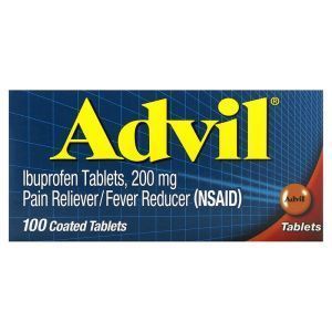 Ибупрофен, Ibuprofen Tablets, Advil, 200 мг, 100 таблеток, покрытых оболочкой
