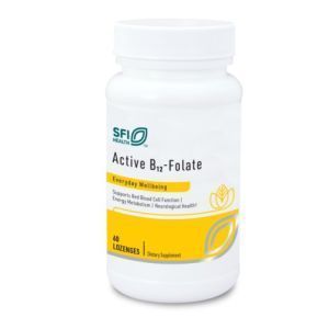 Витамин В12 и фолат, Active B12-Folate, Klaire Labs, 60 растворимых таблеток
