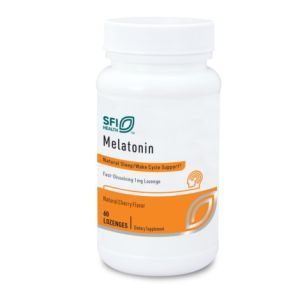 Мелатонин, Melatonin Lozenge, Klaire Labs, 1 мг, 60 растворимых таблеток