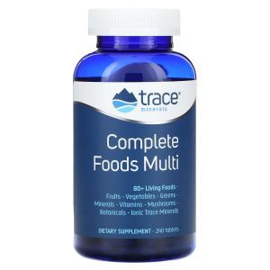 Мультивитамины, Complete Foods Multi, Trace Minerals, 240 таблеток