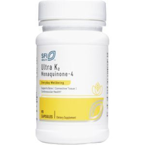 Витамин К2 (менатетренон), Ultra K2 Menatetrenone, Klaire Labs, 15 мг, 90 капсул