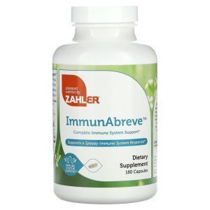 Поддержка иммунитета, ImmunAbreve, Zahler, 180 вегетарианских капсул