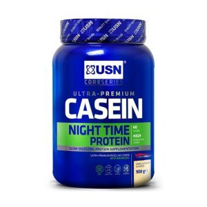 Казеин, Ultra-Premium Casein, USN, ванильный крем, 908 г
