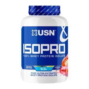 Изолят сывороточного протеина, IsoPro, USN, вкус клубники, 1,8 кг
