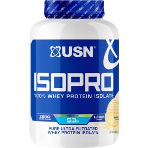 Изолят сывороточного протеина, IsoPro, USN, вкус ванили, 1,8 кг
