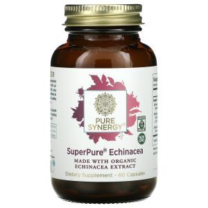 Экстракт эхинацеи, SuperPure Echinacea Organic Extract, The Synergy Company, органик, 60 кап.