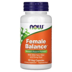 Женский баланс, Female Balance, NOW Foods, 90 вегетарианских капсул