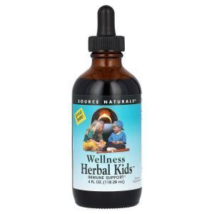 Иммунная поддержка для детей,  Wellness Herbal Kids, Source Naturals, 118.28 мл.