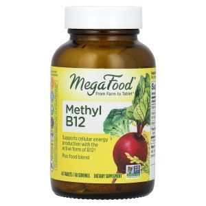 Витамин В12, Methyl B12, MegaFood, 60 таблеток