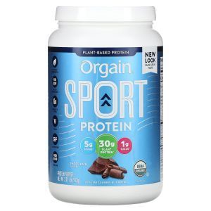 Растительный протеин, Sport Protein Powder, Orgain, порошок, вкус шоколада, 912 г
