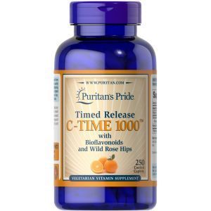 Витамин С с шиповником, Vitamin C, Puritan's Pride, 1000 мг, 250 капсул
