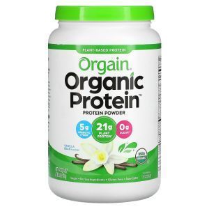 Растительный протеин, Organic Protein Powder, Orgain, органик, порошок, ваниль, 920 г
