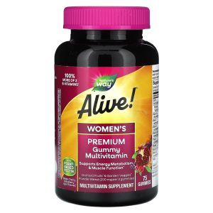 Витамины для женщин Alive!, Women's Vitamins, Nature's Way, 75 желейных  таблеток