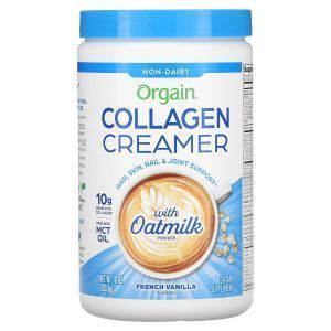 Коллагеновые сливки с овсяным молоком, Collagen Creamer, Orgain, порошок, вкус французской ванили, 283,5 г

