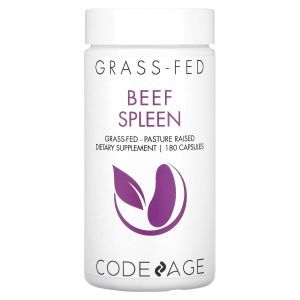 Бичья селезенка,  Beef Spleen, Codeage, 180 капсул