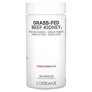 Почки говяжьи, Beef Kidney, Codeage, 180 капсул