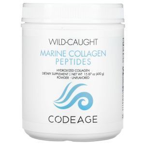 Пептиды морского коллагена, Wild Caught Marine Collagen Peptides, Codeage, без вкуса, 450 г
