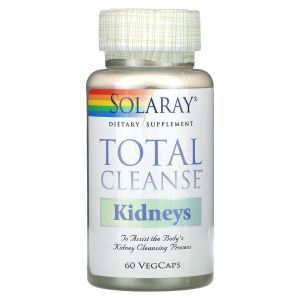 Очищение почек, Total Cleanse, Kidneys, Solaray, 60 вегетарианских капсул
