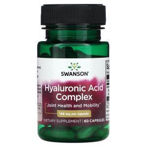 Гиалуроновая кислота, Hyaluronic Acid, Swаnson, комплекс, 166 мг, 60 капсул (Default)