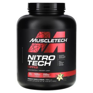 Сывороточный протеин, французская ваниль, Nitro Tech, Ripped, Muscletech, 1.81 кг.