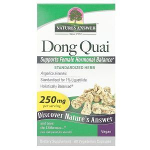 Донг Квай (Dong Quai), Nature's Answer, 250 мг, 60 капсул (Default)