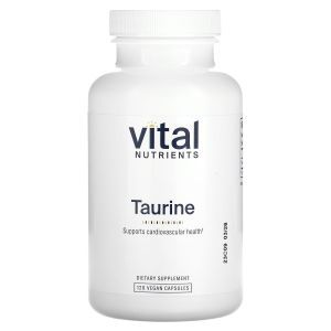 Таурин, Taurine, Vital Nutrients, 1000 мг, 120 вегетарианских капсул
