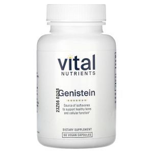 Генистеин, Genistein, Vital Nutrients, 125 мг, 60 вегетарианских капсул