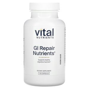 Здоровье желудочно-кишечного тракта, GI Repair Nutrients, Vital Nutrients, 120 капсул