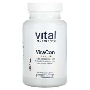 Поддержка иммунитета, травяная формула, ViraCon, Vital Nutrients, 120 веганских капсул