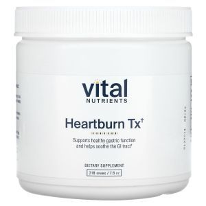 Средство от изжоги, Heartburn Tx, Vital Nutrients, порошок, 218 г