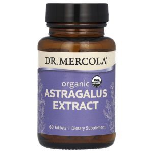 Астрагал экстракт, Astragalus Extract, Dr. Mercola, органик, 60 таблеток
