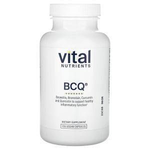 Травяная формула, от боли и воспалений, BCQ, Vital Nutrients, 120 капсул