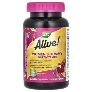 Мультивитамины для женщин, Women's Gummy Vitamins,, Nature's Way, 60 жевательных конфет