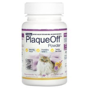 Порошок для уменьшения зубного налета, PlaqueOff Powder, ProDen, для кошек, 40 г 

