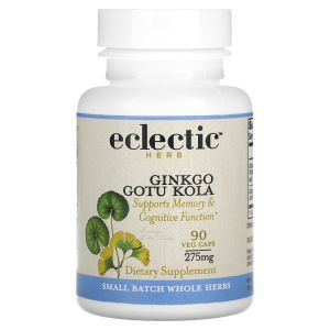 Готу кола и Гинкго билоба (Ginkgo Gotu Kola), Eclectic Institute, 275 мг, 90 капсул