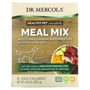 Витамины и минералы для взрослых собак, Meal Mix, Dr. Mercola, 30 пакетов по 7,65 г