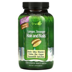 Витамины для волос, кожи и ногтей, Healthy Skin & Hair Plus Nails, Irwin Naturals, 120 капсул